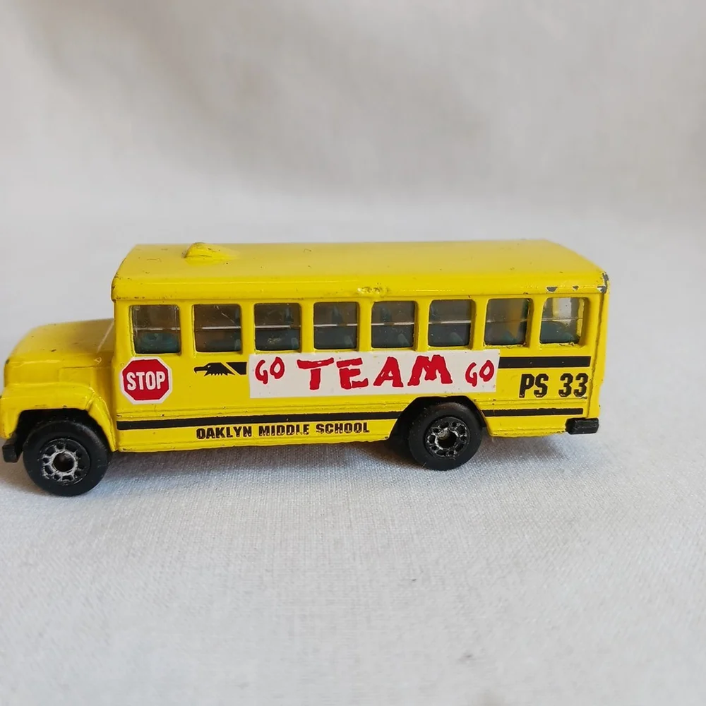 Matchbox Big Movers School Bus 1985 Vintage
